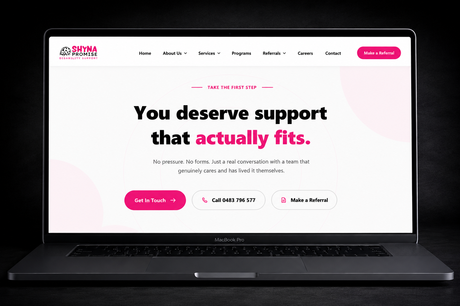 Shyna Promise services section